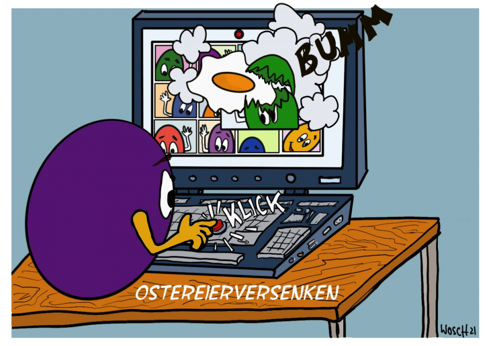 Illustration: Osterkarten und kein Ende 2