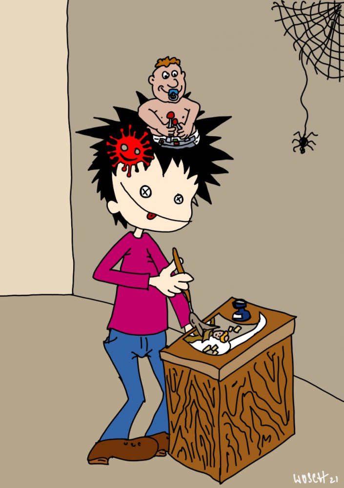 Illustration: Babyhirn Challenge 1