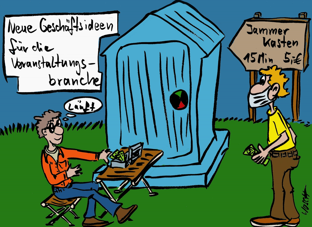 Cartoon: (Kummer) Jammerkasten 1