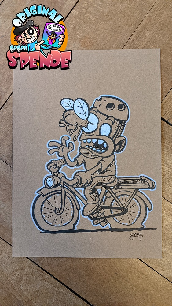Illustration: Radfahrer 1