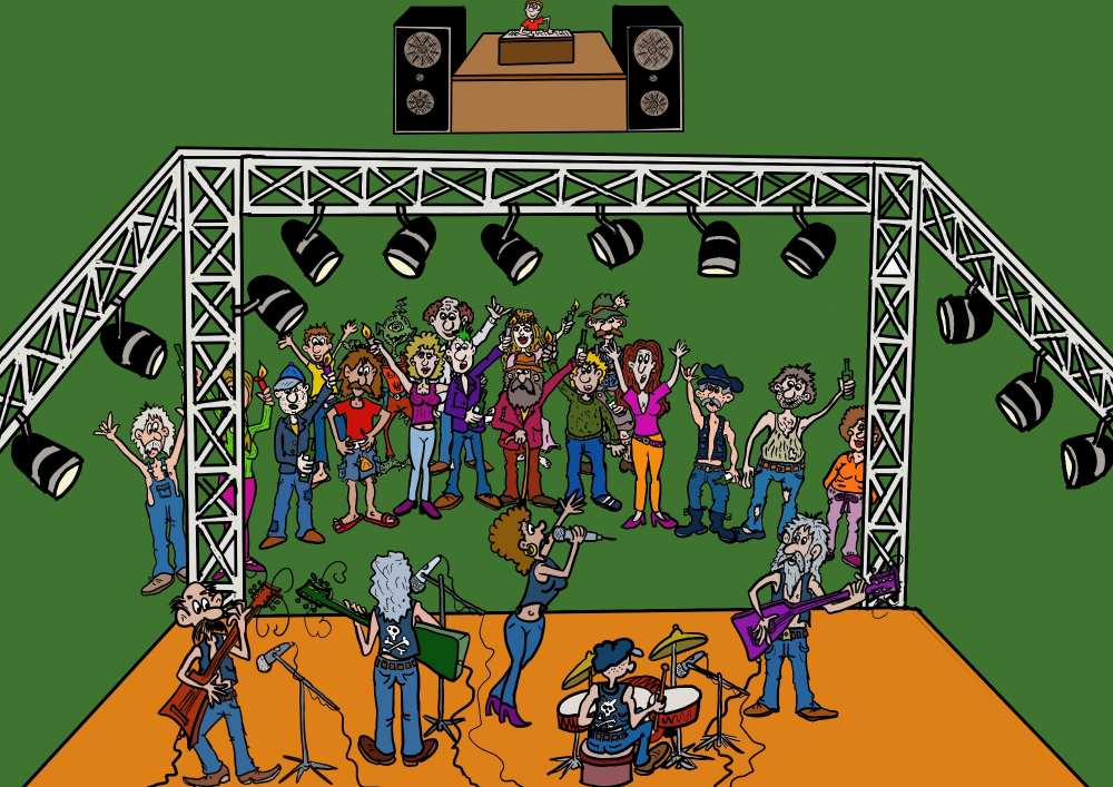 Illustration: Wimmelkonzert Versuch 6