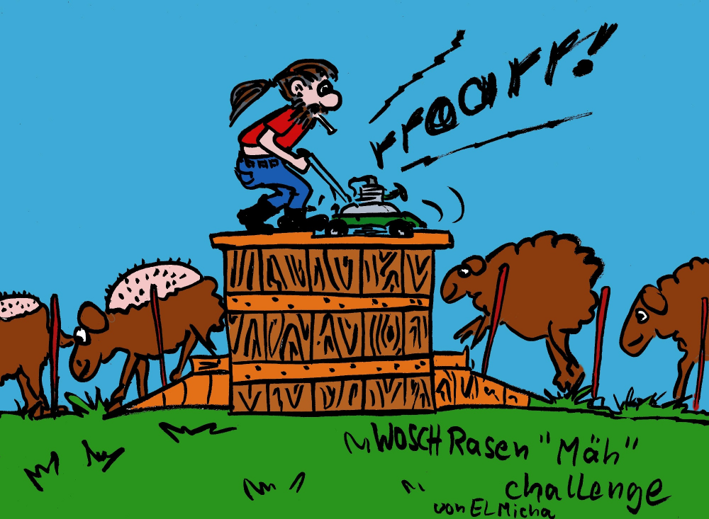 Cartoon: Mäh challenge 1