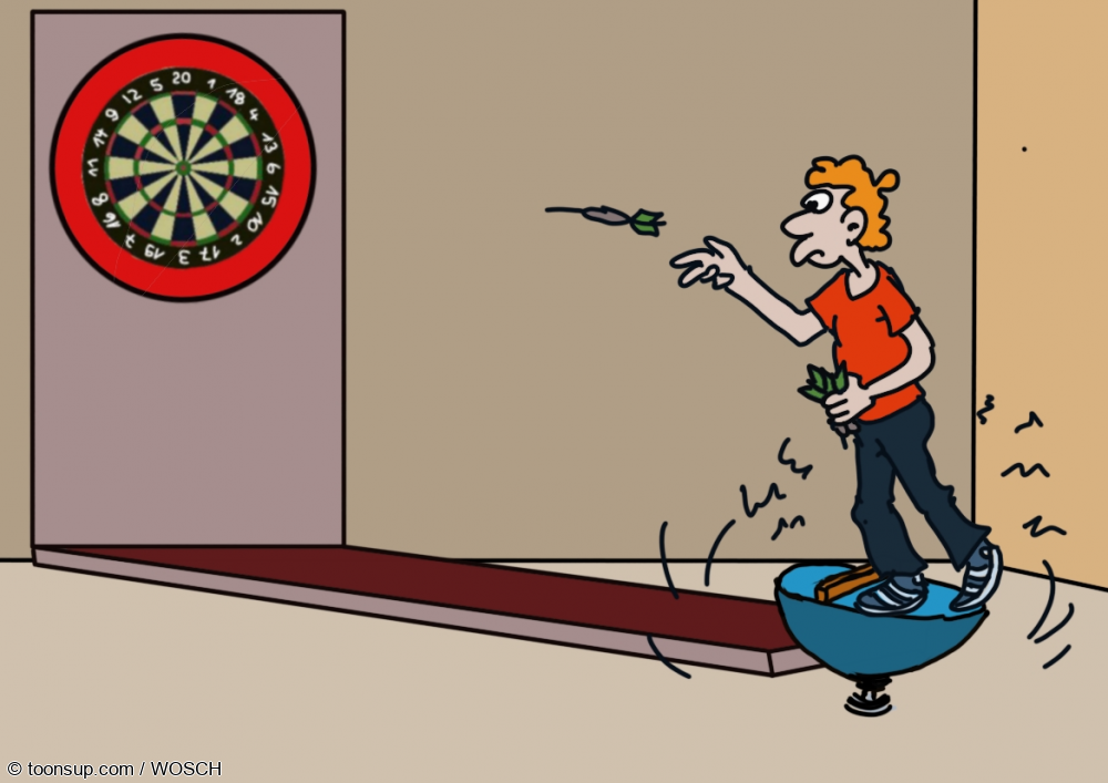 Illustration: Dart Spielshow 2