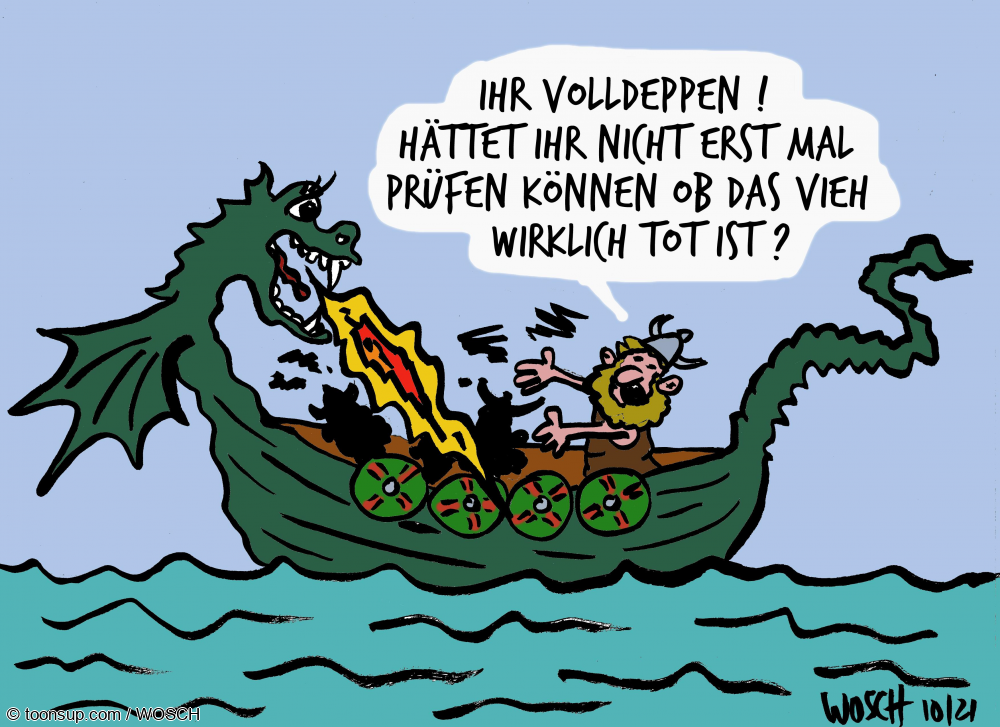 Cartoon: drache 1
