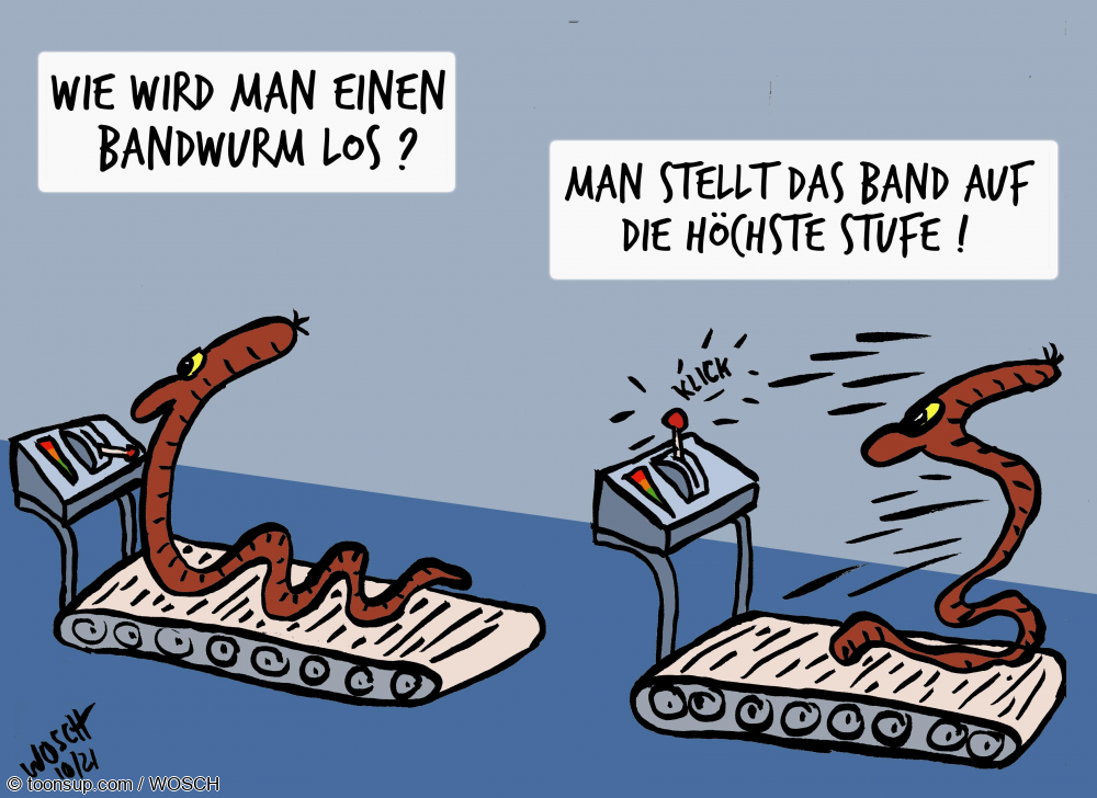 Cartoon: Wurm 1