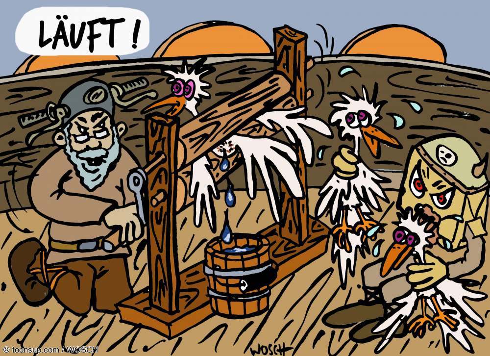 Cartoon: MÖVENKAGGE 1
