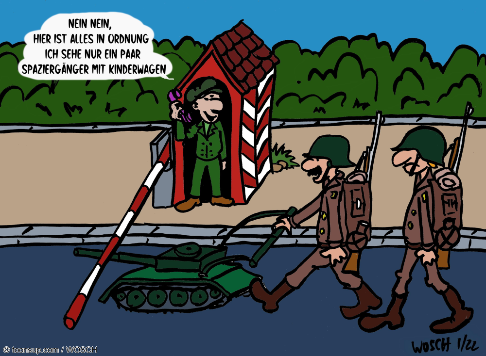 Cartoon: Spaziergang 1