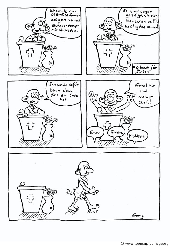 Comic: Wort zum Montag 2
