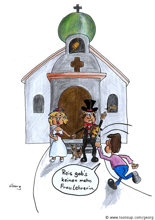 Cartoon: Hochzeit 1
