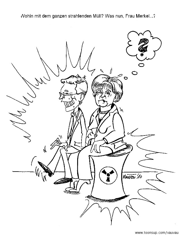 Cartoon: Was nun, Frau Merkel? 1