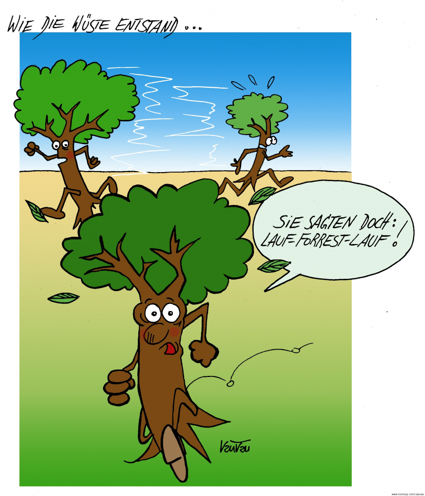 Cartoon: Forrest 1
