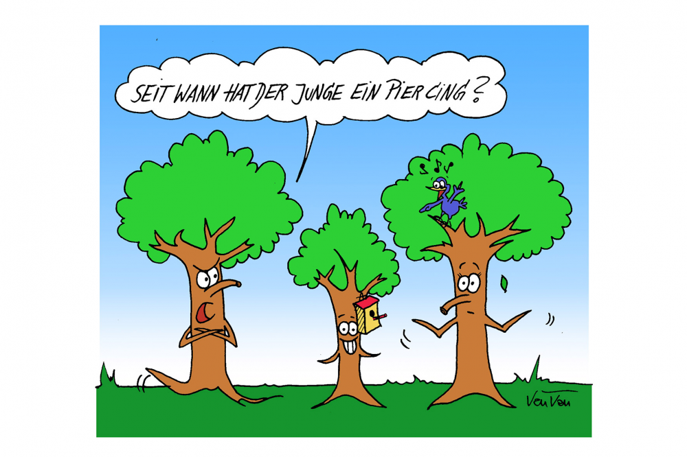Cartoon: Piercing 1