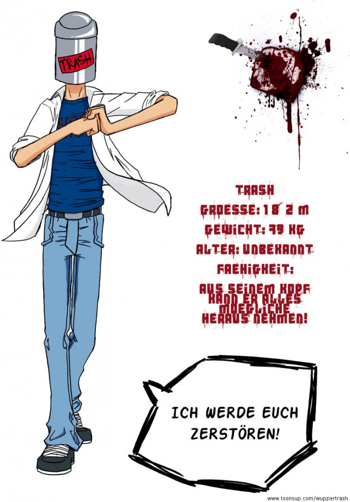 Concept Art / Character Design: Art Battler : Trash 1