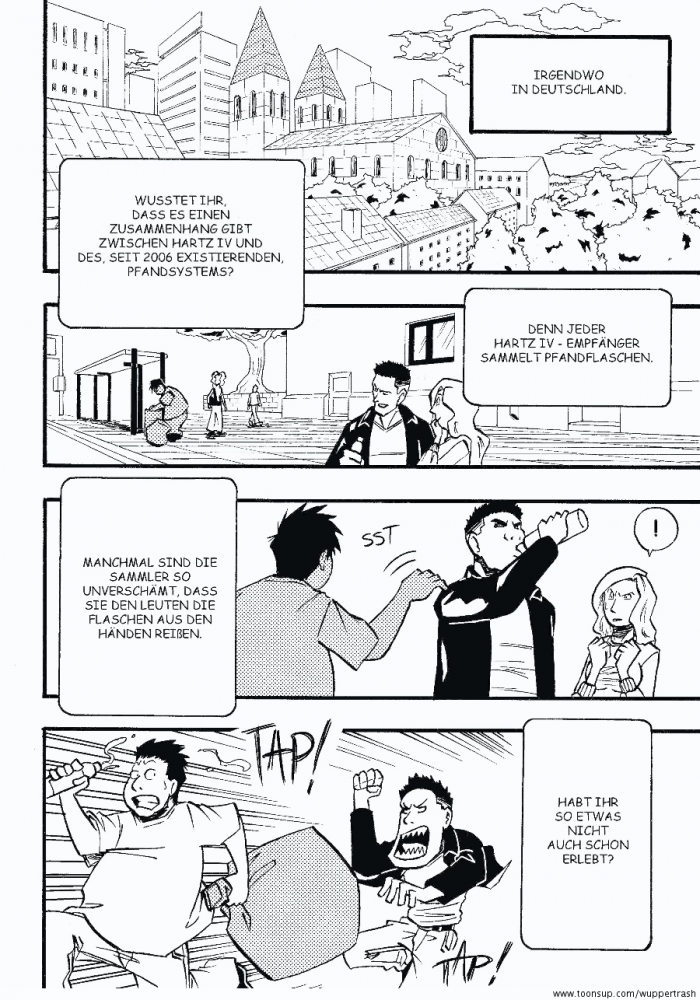 Comic: Die Organisation der Flaschensammler 2