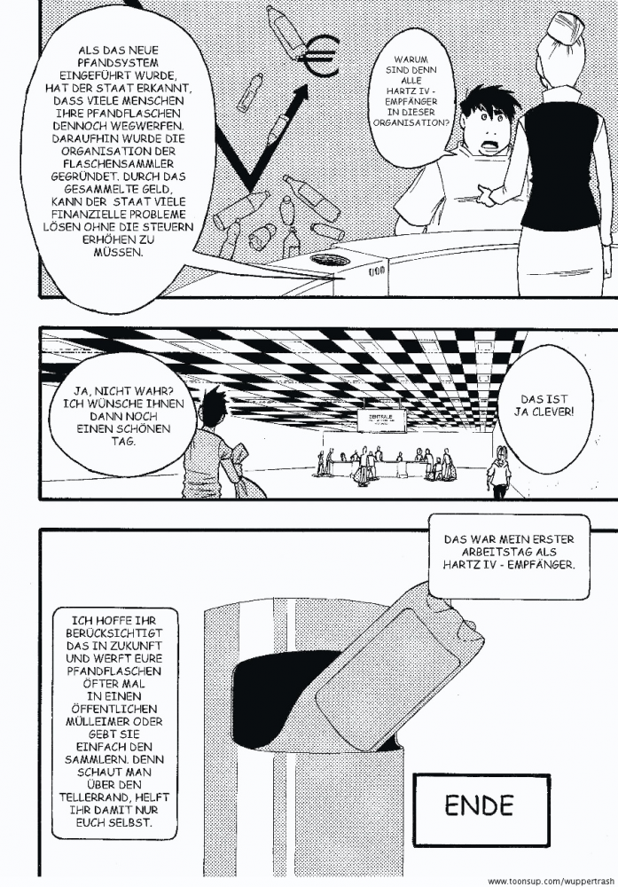 Comic: Die Organisation der Flaschensammler 8