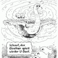 Giselher spielt U-Boot