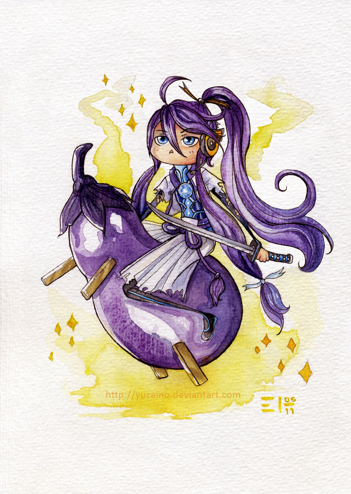 Illustration: Gakupo - Eggplant Attack! 1