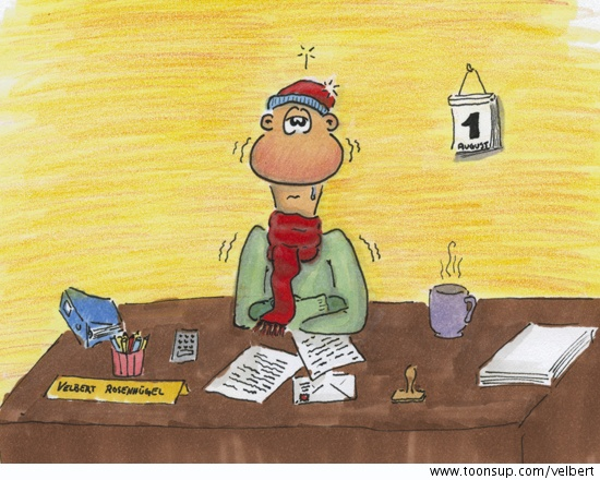Cartoon: Wintereinbruch 1