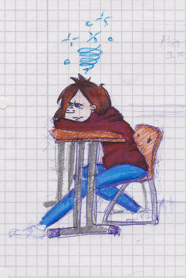 Illustration: Schulkritzelkram 4