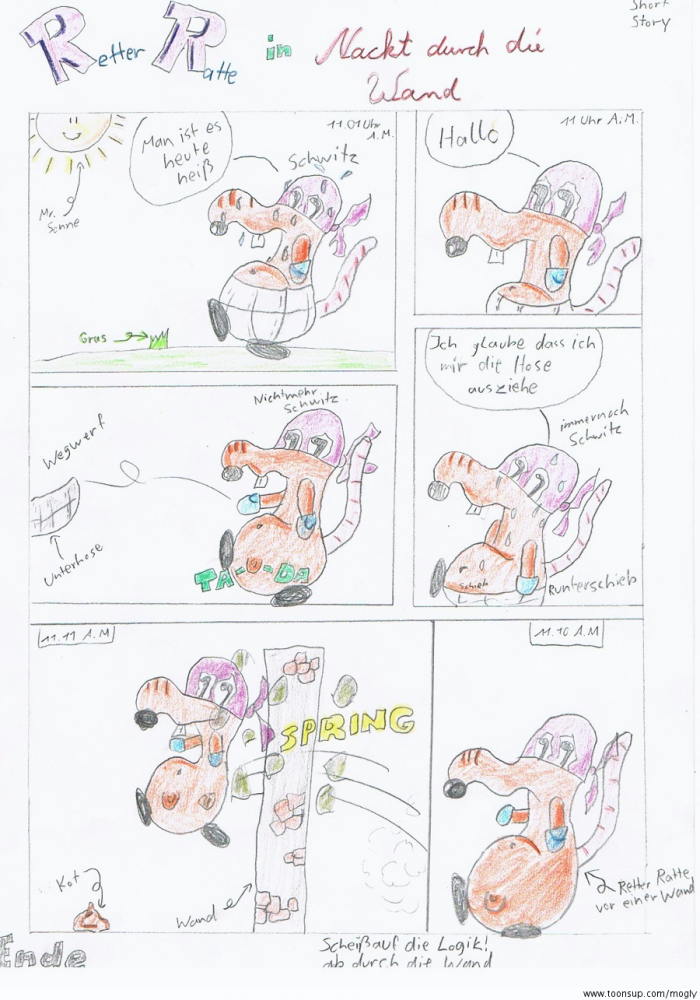 Comic: Retter Ratte - Nackt Durch Die Wand (MANGA) 1