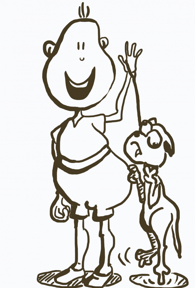 Cartoon: Leo und Felix 1