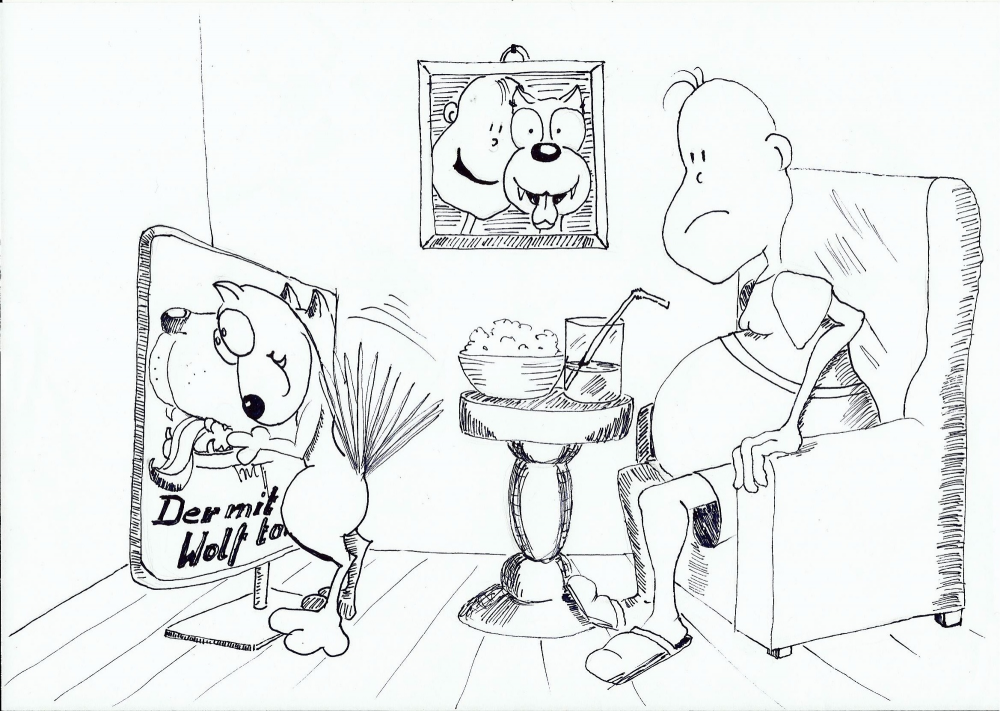 Cartoon: Fernsehvergnügen 1