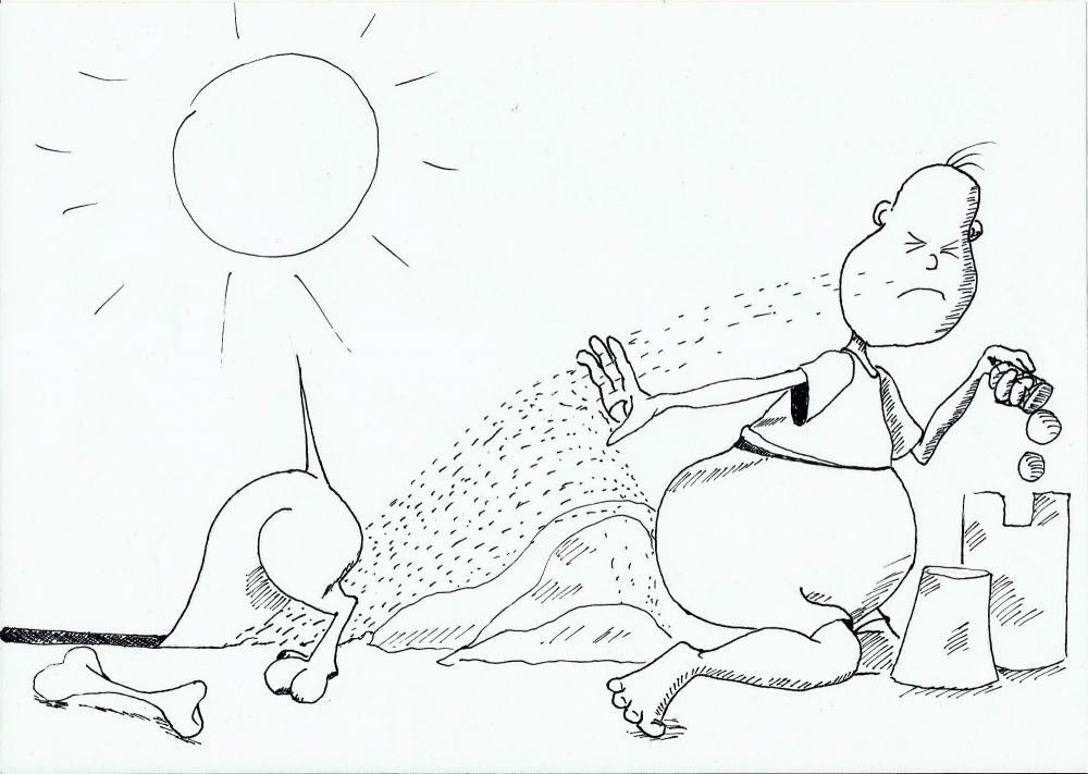 Cartoon: Essen 1