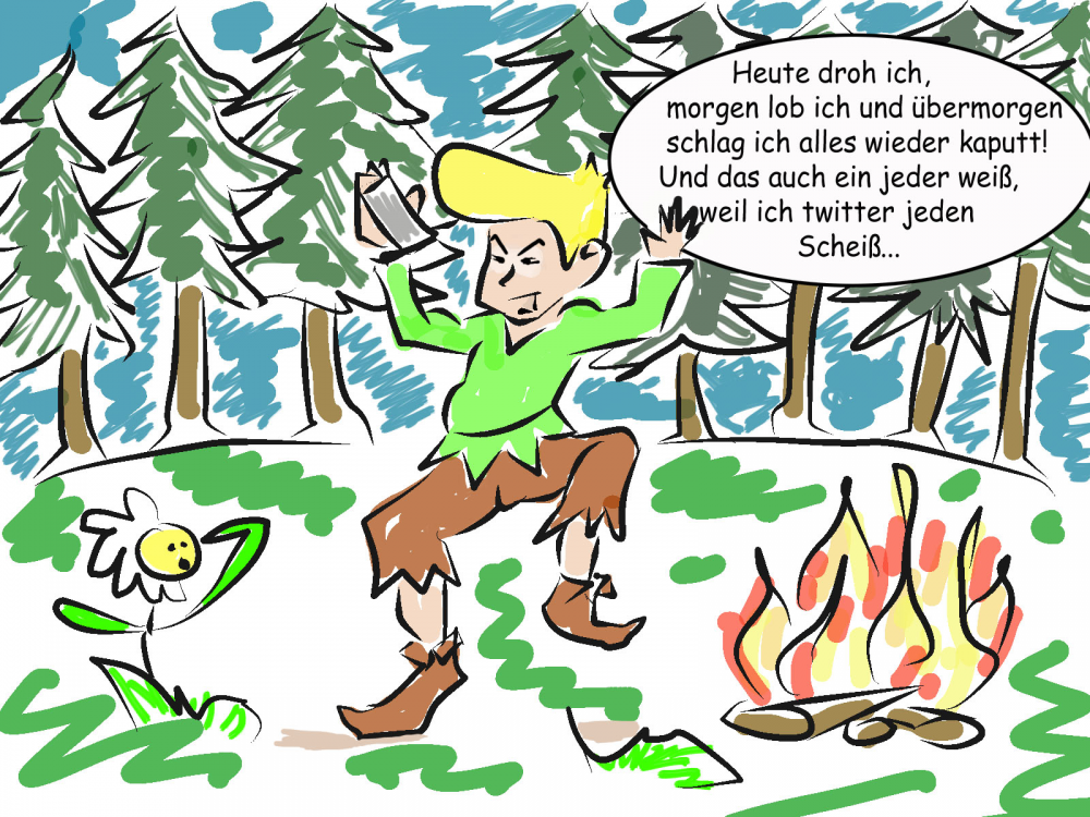 Cartoon: Rumpeltweet 2