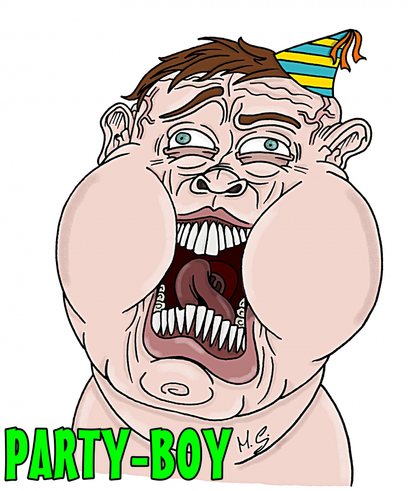 Cartoon: Party-Boy 1