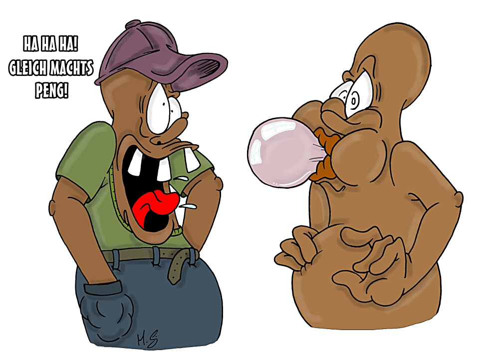 Cartoon: Kaugummi 1