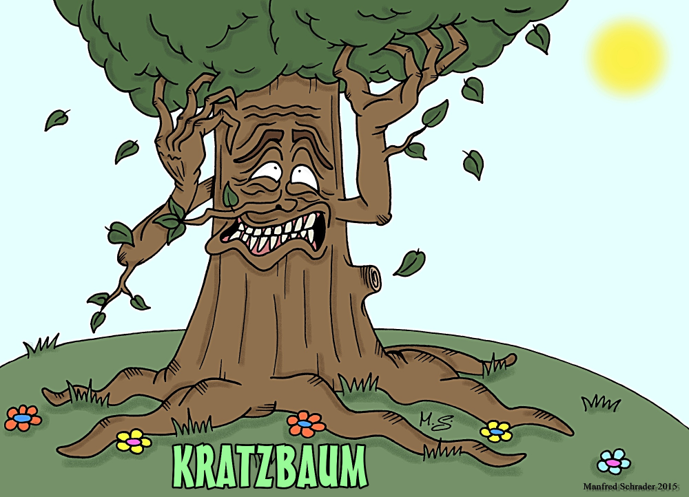 Cartoon: Kratzbaum 1