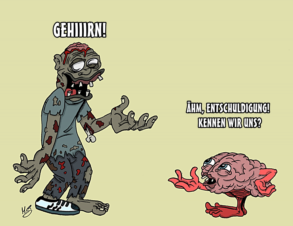 Cartoon: Zombie 1