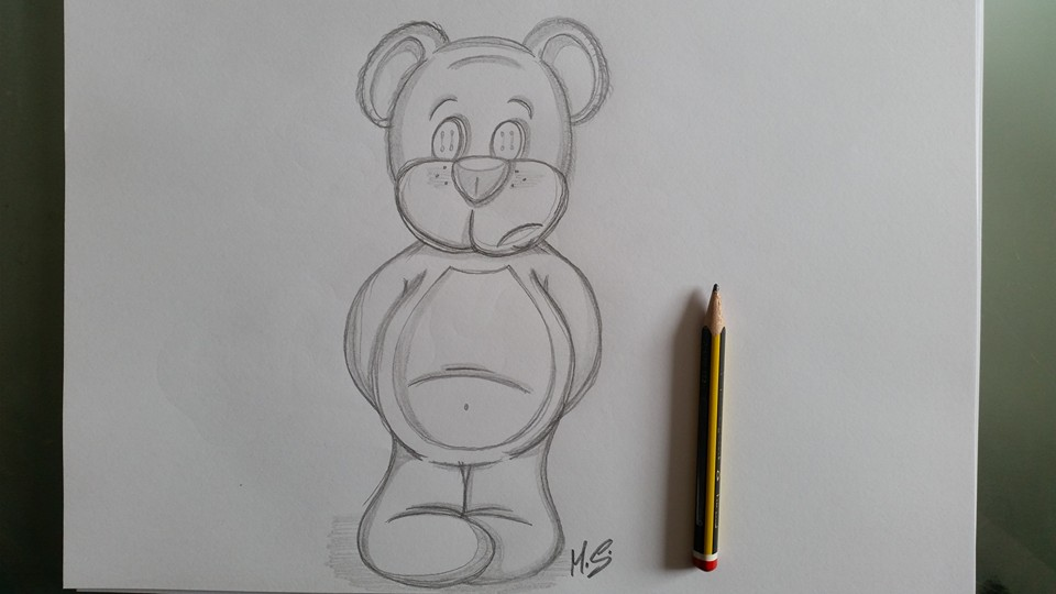 Cartoon: Bleistift Bärchen 1