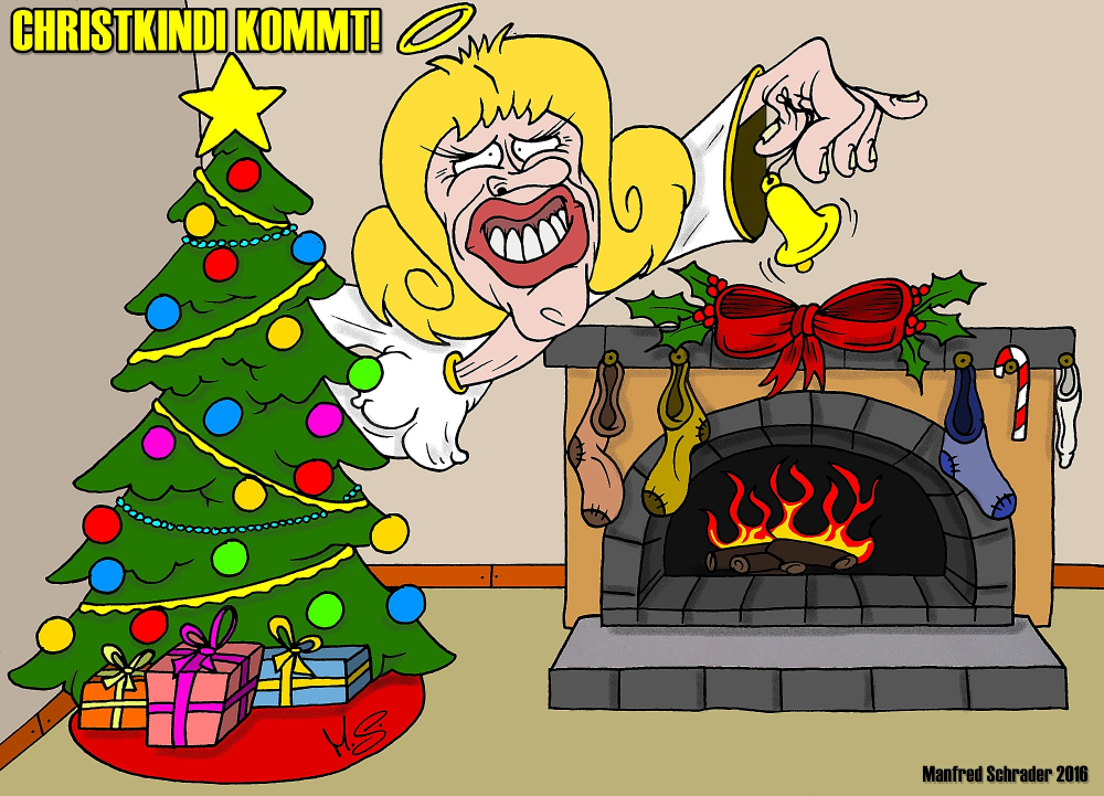 Cartoon: Christkindi kommt... 1