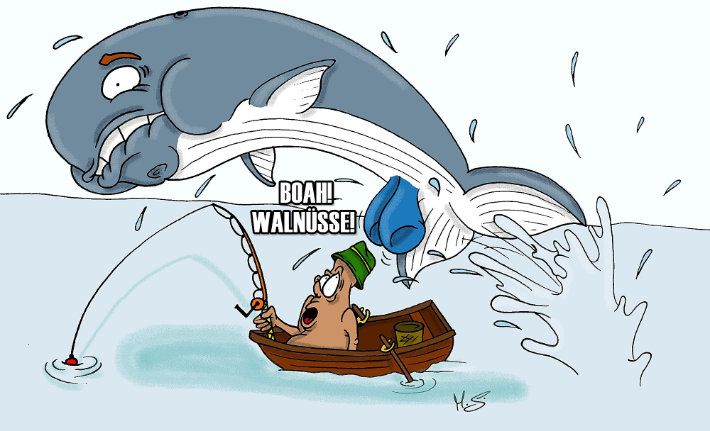 Cartoon: Walnüsse 1
