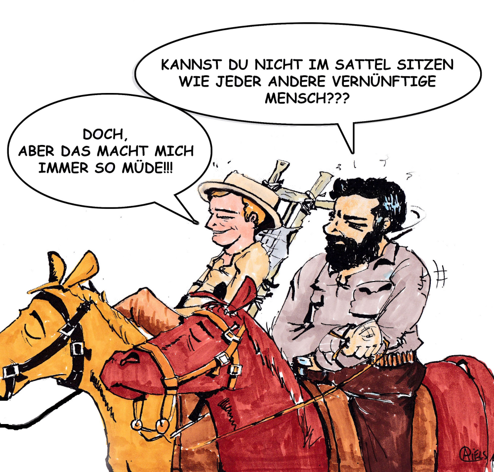 Cartoon: Hommage an Bud und Terence 1
