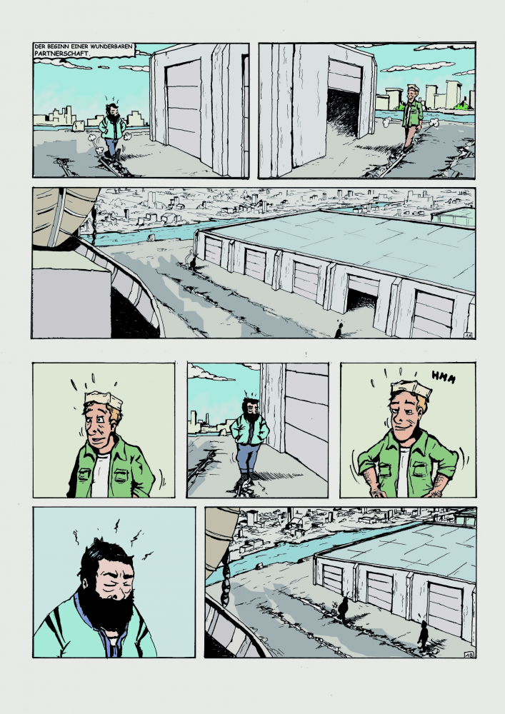 Comic: Bud und Terence lernen sich kennen 1