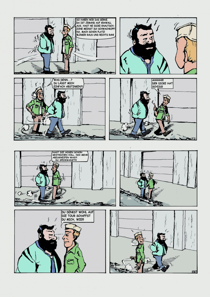 Comic: Bud und Terence lernen sich kennen 2