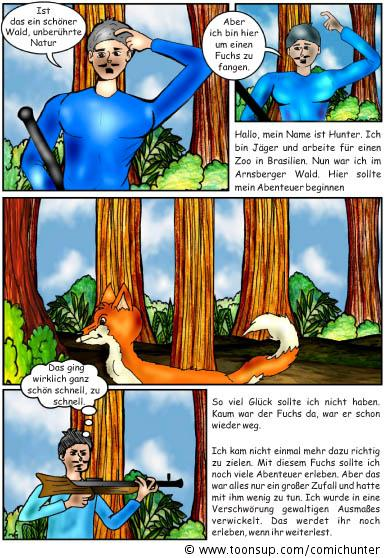 Comic: Die Hunter-Verschwörung - Fuchsjagd 1