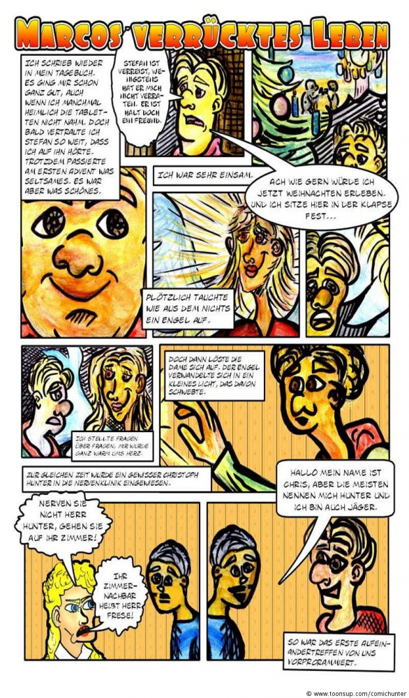 Comic: Marcos verrücktes Leben 1 - Weihnachtszeit=Engelzeit 1