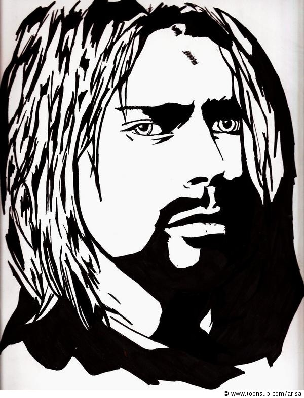 Concept Art / Character Design: kurt cobain 1