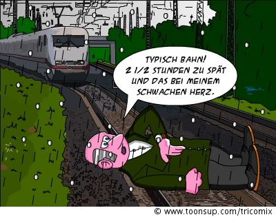 Cartoon: Die Bahn kommt! 1