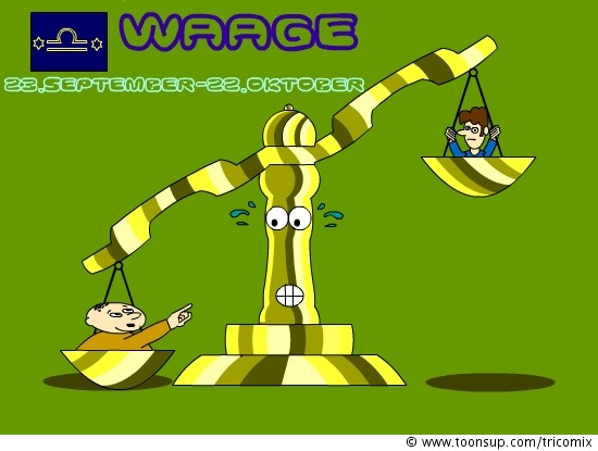 Illustration: Sternzeichen Waage 1