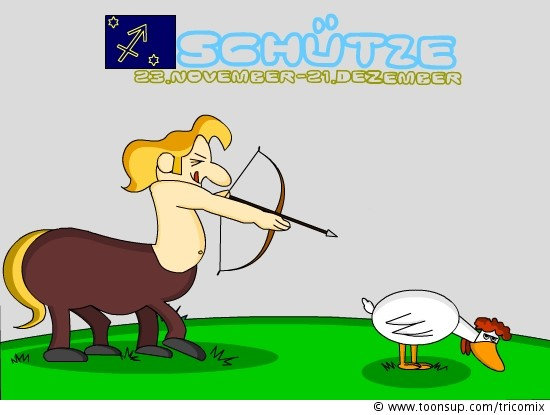Illustration: Sternzeichen Schütze 1