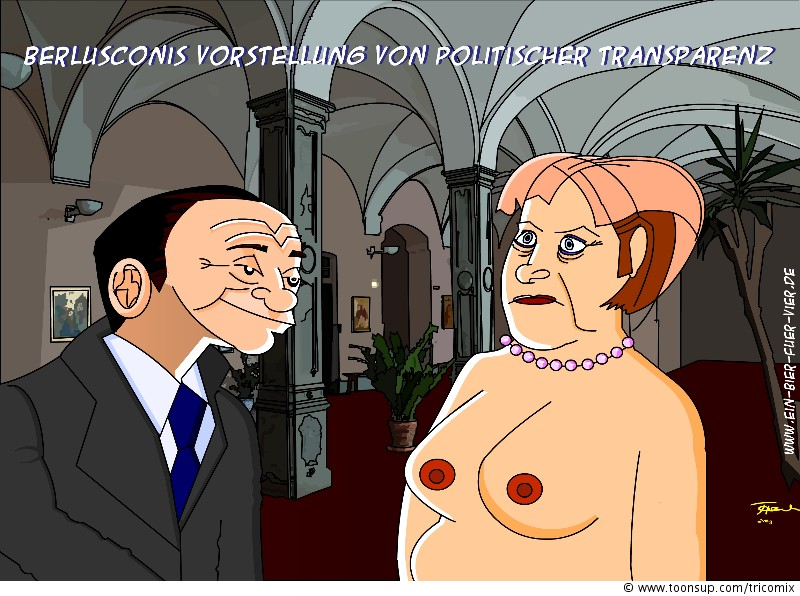 Cartoon: Transparente Politik 1