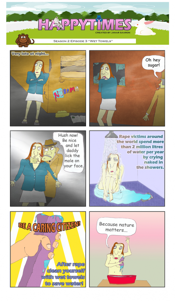 Comic: Ep.16 'Wet Towels' 1