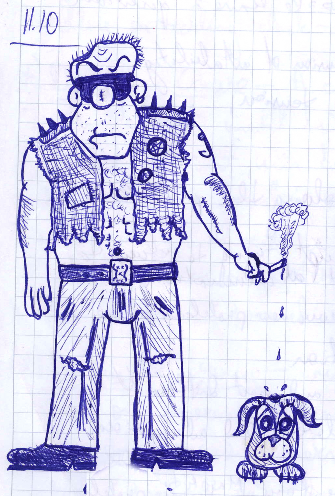 Caricature: 2 1