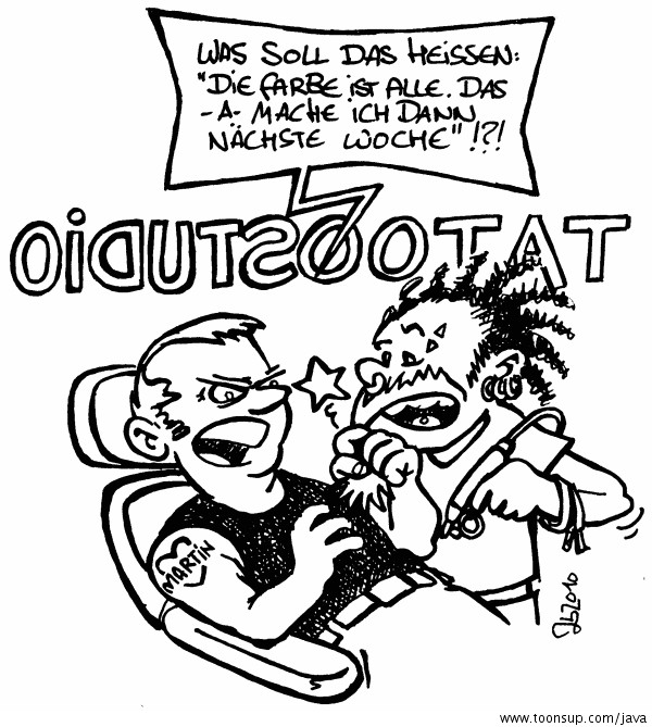 Cartoon: Das A 1
