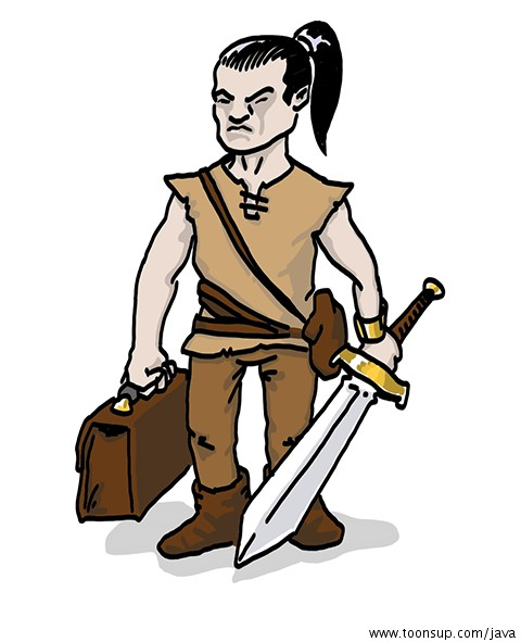 Illustration: Vertreterbesuch 1