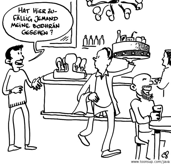 Cartoon: Trommel vermisst 1